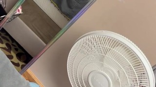 MILF Fucked Next to Mirror and Cums All Over Uncut Cock with Butt Plug In! Onlyfans Snookybaby28