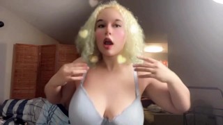 Cute Sexy Blonde Anime Girl