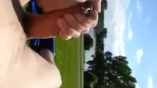 almier classics: Public Jerking on the Banks of River Rhine