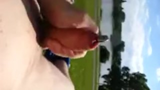 almier classics: Public Jerking on the Banks of River Rhine