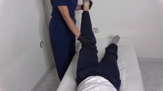 Cheating Married Physiotherapist Having Sex With Her Son's Teacher Without Condom In A Public SPA