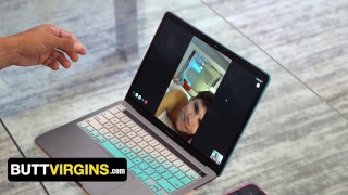 Muscular DILF Takes Virgin Twink For His First Anal Pounding!