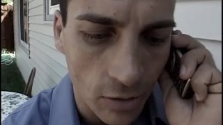 Blondie in pigtals calls dude to come over and fuck her