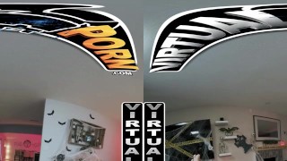 VIRTUAL PORN - Hime Marie Looks So Hot Trying On Halloween Costumers In Front Of You