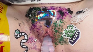 Beetlejuice Teen Amateur Masturbation Till Orgasm