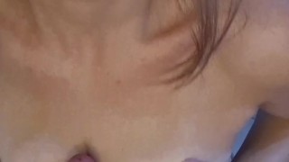 Beauty girl doing a blowjob