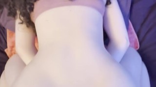 College Girl Cums in Doggystyle