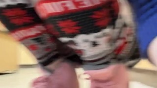 Nicolemyraaa flashes small titties in gas station