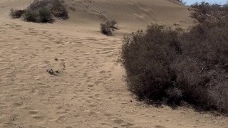 😈BLOWJOB On The Beach, I Hope Nobody DISCOVER Me