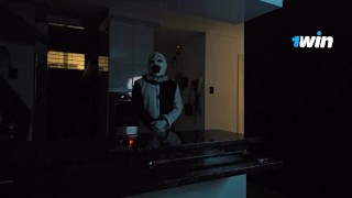 Terrifier fucks Natalia Alvarado on Halloween night