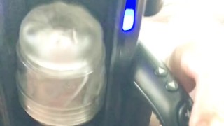 I Just creampied my cock milking machine and it felt so good instead of pulling out & using my hand