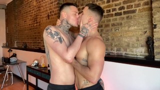Hot sexy Guys making out