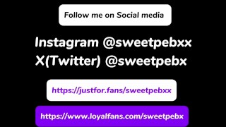 Huge cum explosion, Daddy shoots soo much cum. - sweetpebx