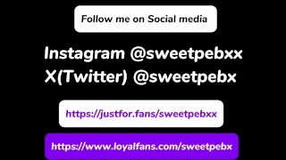 Huge cum explosion, Daddy shoots soo much cum. - sweetpebx