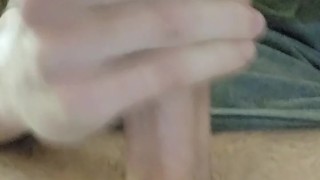 Jerking with Closeup Cumshot
