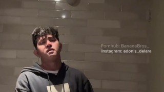 PUBLIC CR MASTURBATION | Jakol sa CR ng Restaurant, dami kong tamod haha