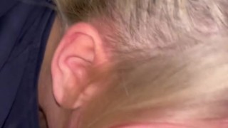 Blowjob close up,Sloppy lots of Split