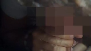 My BF's best friend loves the way I spit on his cock