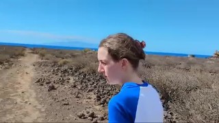 FLASHING FOR DADDY WHILE WE LOOK FOR A PLACE TO STRETCH MY TIGHT LITTLE PUSSY