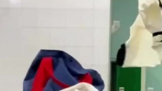 Dressing In Public Locker Room After Sauna and Shower