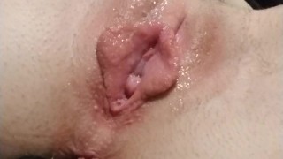 Trans pirate paints his feet for Halloween and plays with his soaked cunt