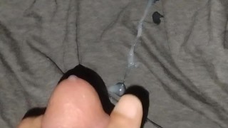 Quick Cum Shot. Lots of Cum
