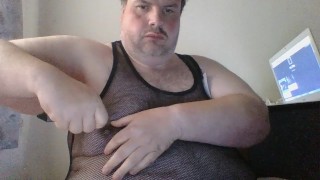 Durchsichtiges Schwarzes Hemd und Nippelgewichten