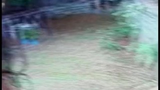 Busty tranny and a young guy lick and bang deep their asses outdoor