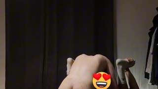 Afterparty sex, Thick Dick shares his love with loud moaner - voyeur perspective