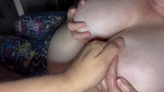 Heavy Titty Massage Test - These Breasts are HUGE