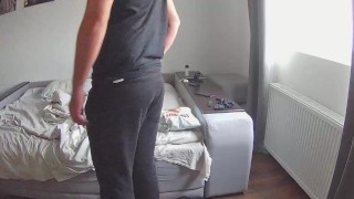 Hot wife fucks hard with our neighbor while I'm at work. Real cheating