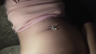 Watch how my belly reacts on a orgasm