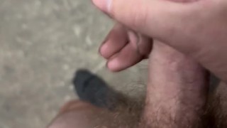 Strip and jerking off at work