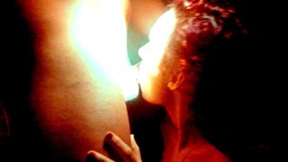 Ariel Ortiz takes her stepfather to the street and gives him a good blowjob