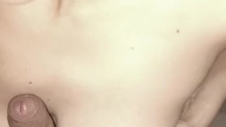 I saw my stepbrother in the shower and I couldn't hold back the urge to give him a blowjob