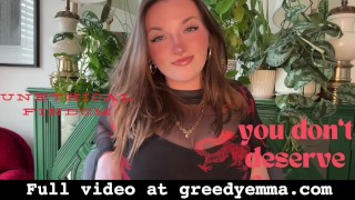 You Don't Deserve Aftercare - Unethical Findom Homewrecker Financial Domination Goddess Worship