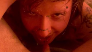 FTM sucks and worships huge FTM t-dick POV FTMxFTM T4T real couple