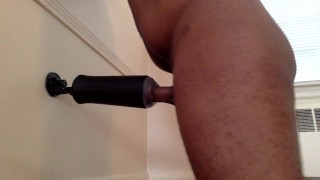 Humping Sex Toy Until Shooting A Moaning Cumshot