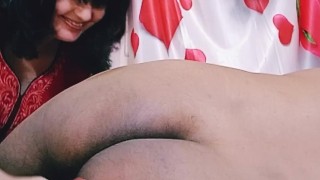 Busty amateur wife gets husband Ass