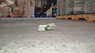 Cigarette Box Walkover Crush & Trample, flattened under my dirty size 11 boots 89kg 👣👣