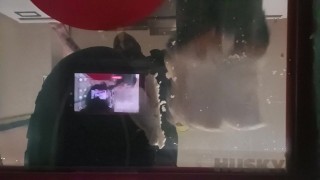 Underglass Bread Crush Part 2. See what it feels like under my dirty boots