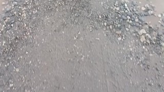 Cigarette Crushed in a Puddle. Size 11 dirty boots👣👣