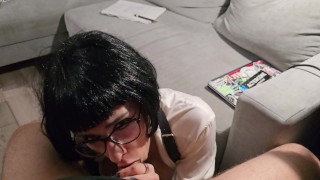 I suck my student dick beacuse he cant focus