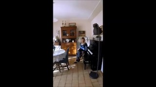 Julia Cool Shoe Dangling Nylon under Denim