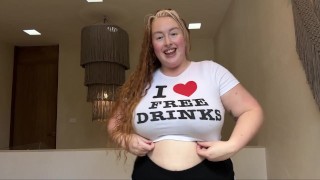 big boobs youtuber bra vs no bra compilation - G-CUPS in a shirt
