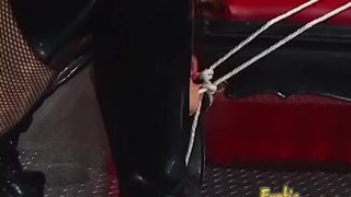 Mesmerizing blonde slave girl dominated by the merciless Natasha Sweet