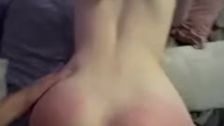 All ass red by spanking