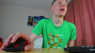 Excited Twink Evgeny Cum 3 Times This Day!