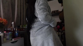 I'll tease you in My big furry robe
