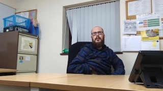 Being Naughty AGAIN at Work whilst Boss is on Break - Cum on her Desk